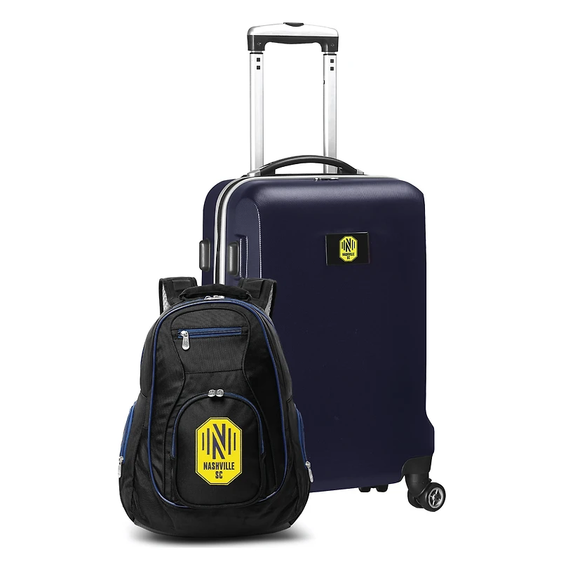 MOJO Navy Nashville SC Deluxe 2-Piece Backpack & Carry-On Set