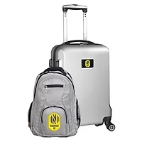 MOJO Silver Nashville SC Deluxe 2-Piece Backpack & Carry-On Set