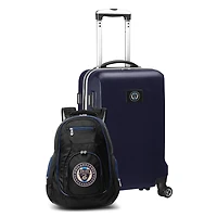 MOJO Navy Philadelphia Union Deluxe 2-Piece Backpack & Carry-On Set