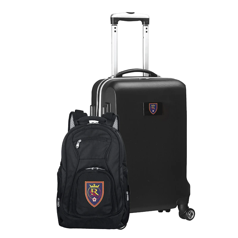 MOJO Black Real Salt Lake Deluxe 2-Piece Backpack & Carry-On Set