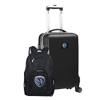 MOJO Sporting Kansas City Deluxe 2-Piece Backpack & Carry-On Set