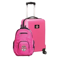 MOJO Pink Toronto FC Deluxe 2-Piece Backpack & Carry-On Set