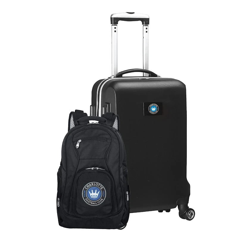 MOJO Charlotte FC Deluxe 2-Piece Backpack & Carry-On Set