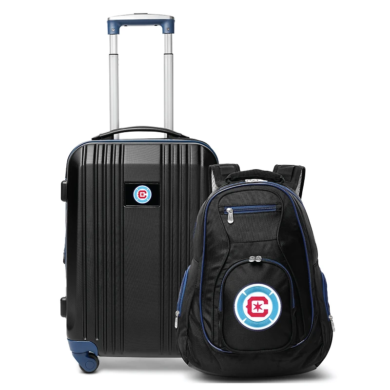 MOJO Chicago Fire Two-Piece Premium Backpack & Carry-On Set