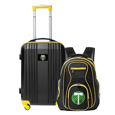 MOJO Portland Timbers Two-Piece Premium Backpack & Carry-On Set