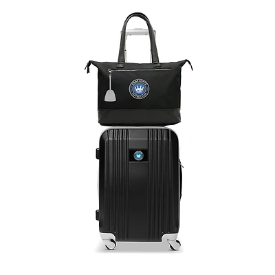 MOJO Charlotte FC Two-Piece Laptop Tote Bag & Carry-On Luggage Set