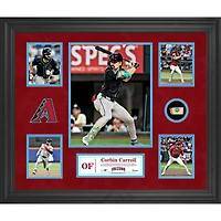 Corbin Carroll Arizona Diamondbacks Framed 5-Photo Collage with a Piece of Game-Used Ball