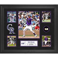 Kris Bryant Colorado Rockies Framed 5-Photo Collage with a Piece of Game-Used Ball