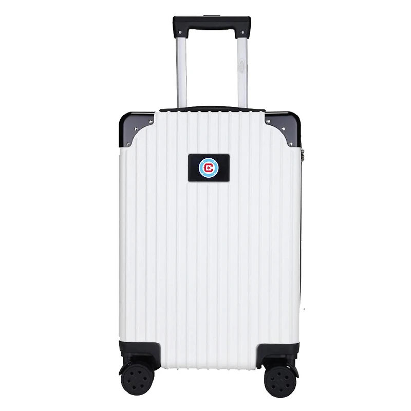 MOJO Chicago Fire Executive Two-Toned Carry On Spinner Luggage