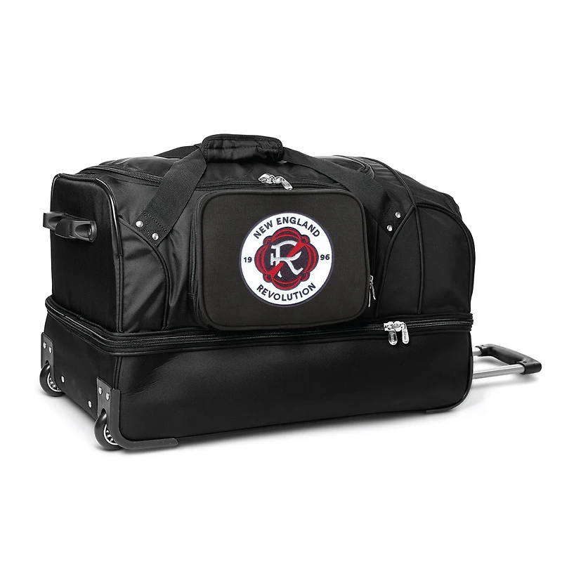 MOJO New England Revolution Rolling Drop Bottom Duffel Bag