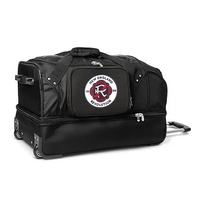 MOJO New England Revolution Rolling Drop Bottom Duffel Bag