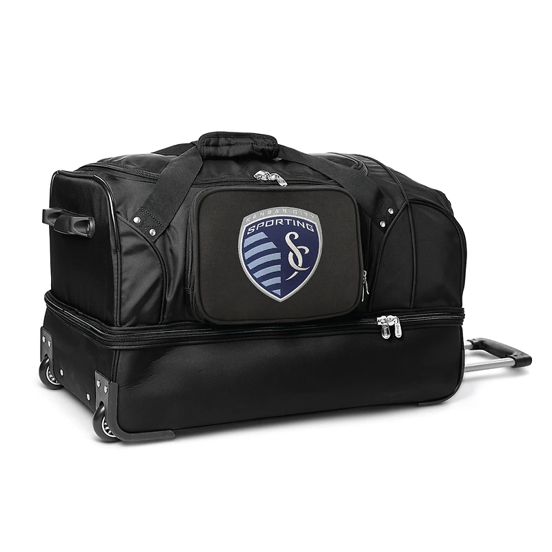 MOJO Sporting Kansas City Rolling Drop Bottom Duffel Bag
