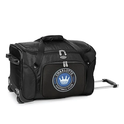 MOJO Charlotte FC Wheeled Carry-On Duffle Bag