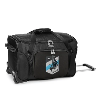 MOJO Minnesota United FC Wheeled Carry-On Duffle Bag