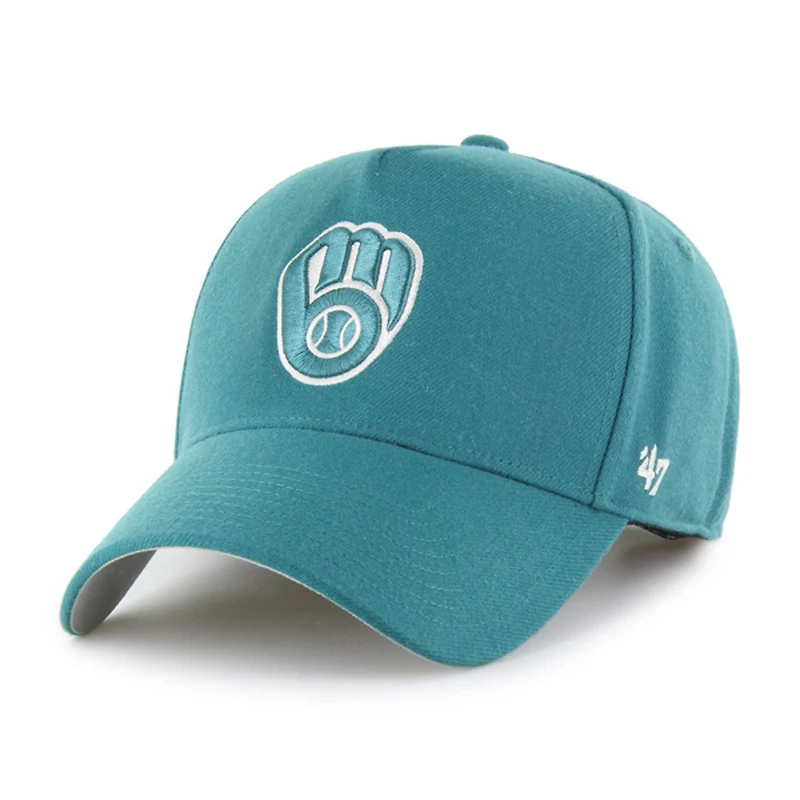 Men's '47  Teal Milwaukee Brewers Ballpark Offside Adjustable Hat