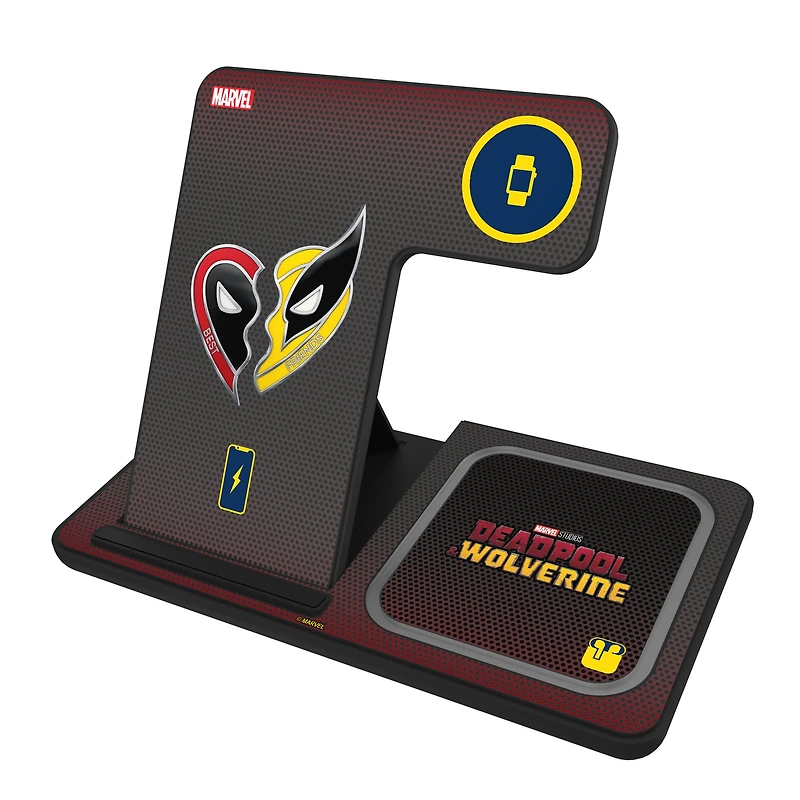 Keyscaper Deadpool & Wolverine Three-In-One Charging Station