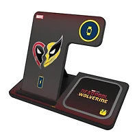 Keyscaper Deadpool & Wolverine Three-In-One Charging Station