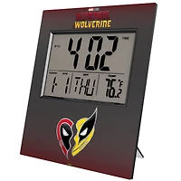 Keyscaper Deadpool & Wolverine Digital Desk Clock