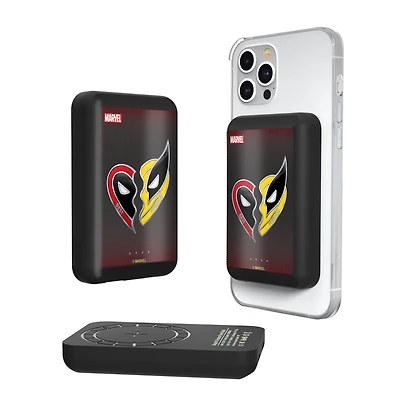 Keyscaper Deadpool & Wolverine 5000mAh Wireless Magnetic Power Bank