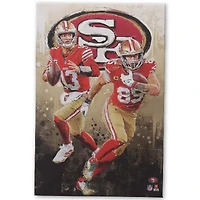 San Francisco 49ers 15" x 23" Graffiti Canvas Wall Art