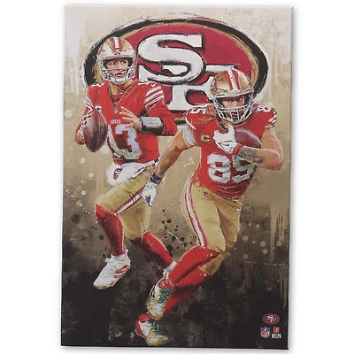San Francisco 49ers 15" x 23" Graffiti Canvas Wall Art