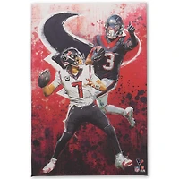Houston Texans 15" x 23" Graffiti Canvas Wall Art