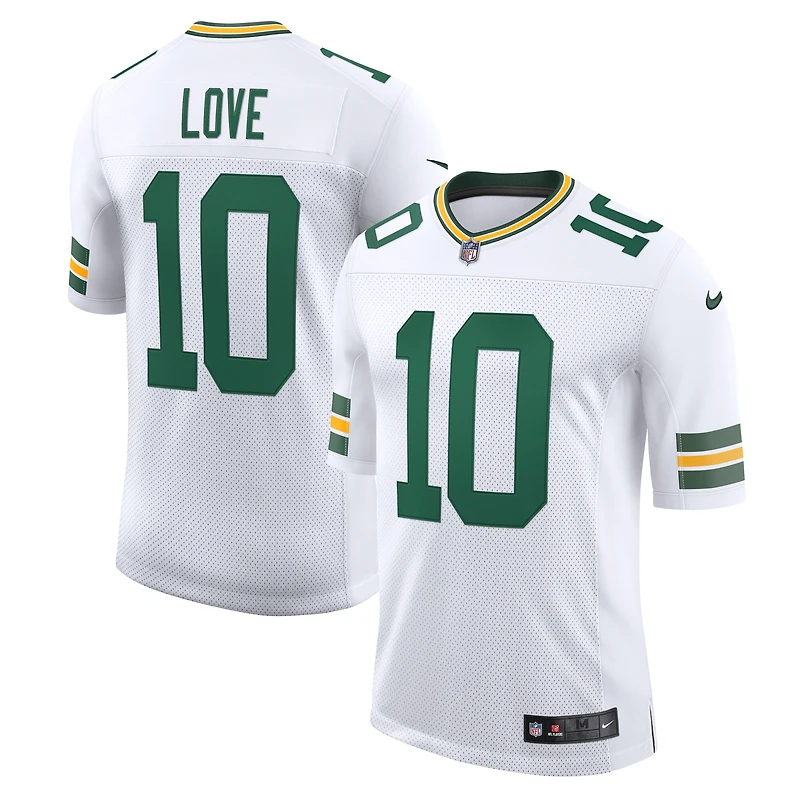 Men's Nike Jordan Love White Green Bay Packers Vapor Untouchable Limited Jersey