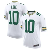Men's Nike Jordan Love White Green Bay Packers Vapor Untouchable Limited Jersey