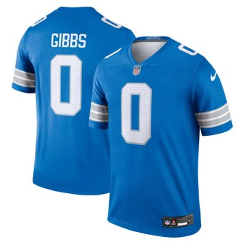 Men's Nike Jahmyr Gibbs Blue Detroit Lions Legend Player Performance Top