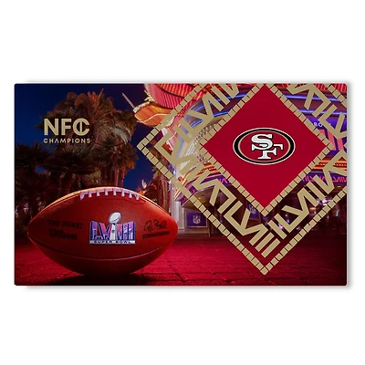The Northwest Group San Francisco 49ers Super Bowl LVIII Arrival 32" x 62" Washable Rug