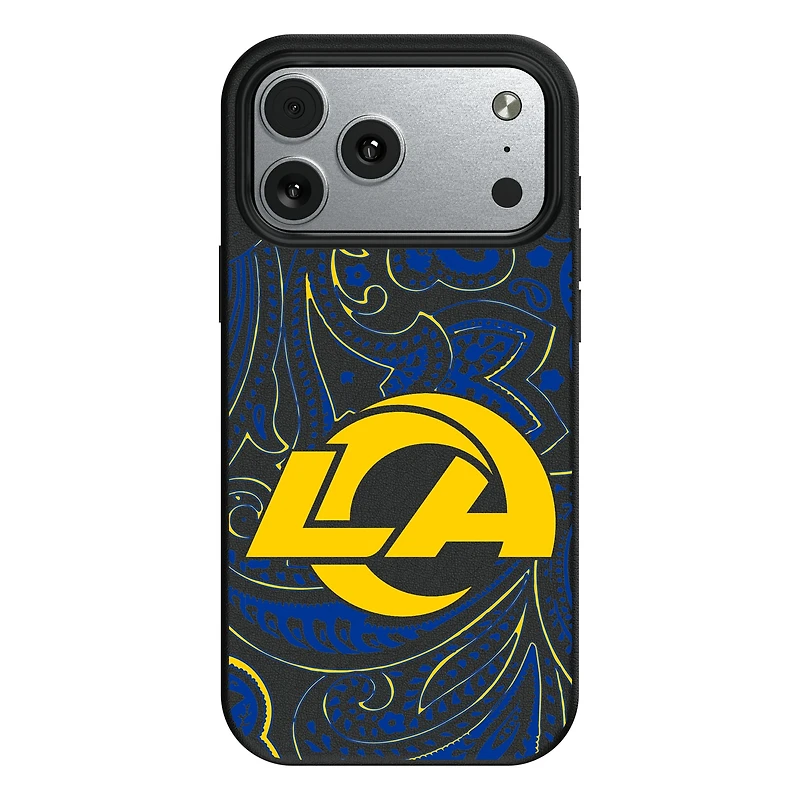 Keyscaper Los Angeles Rams Paisley iPhone Magnetic Bump Case