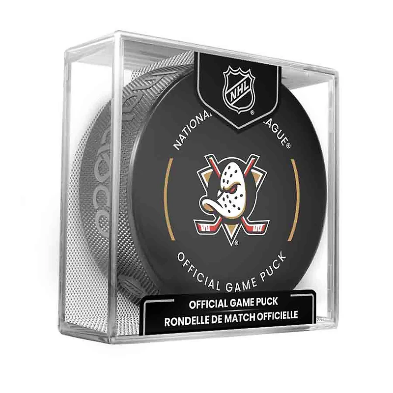 Anaheim Ducks Inglasco 2024-25 Season Official Game Puck
