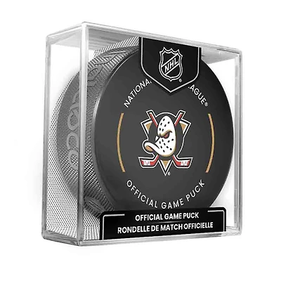 Anaheim Ducks Inglasco 2024-25 Season Official Game Puck