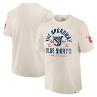 Men's Fanatics White New York Rangers Decades Collection Timeless T-Shirt