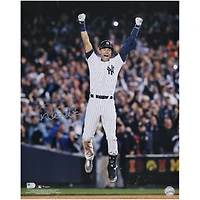 Derek Jeter New York Yankees Autographed 16'' x 20'' Walk-Off Celebration Photograph