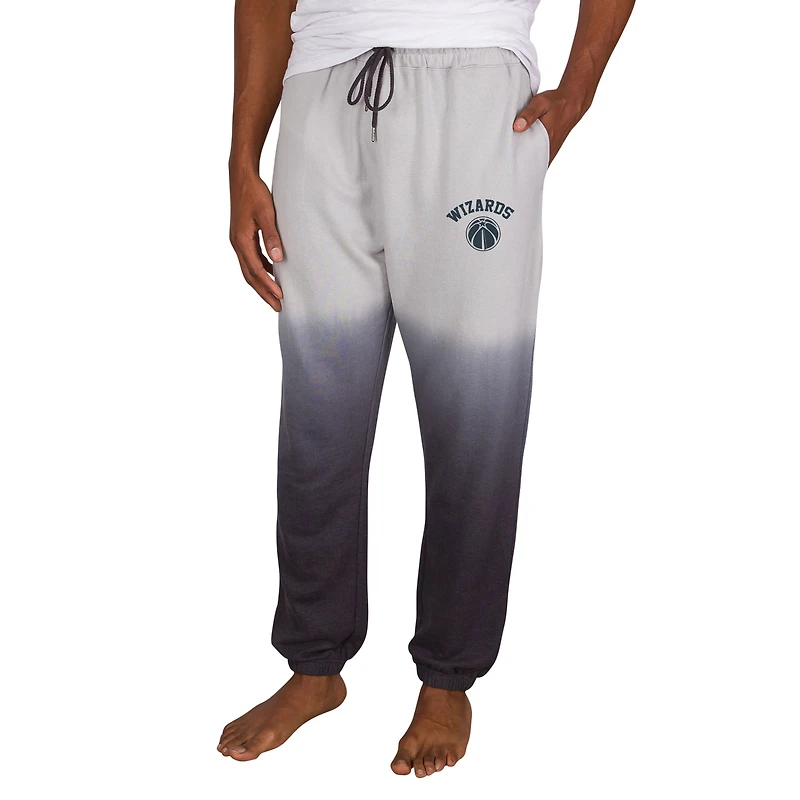 Men's Concepts Sport Gray/Charcoal Washington Wizards Dusk Dip Dye Lightweight French Terry Lounge Pants