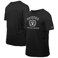 Men's New Era Black Las Vegas Raiders 2025 NFL Draft T-Shirt
