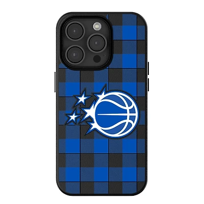 Keyscaper Orlando Magic Plaid Magnetic Bump iPhone Case