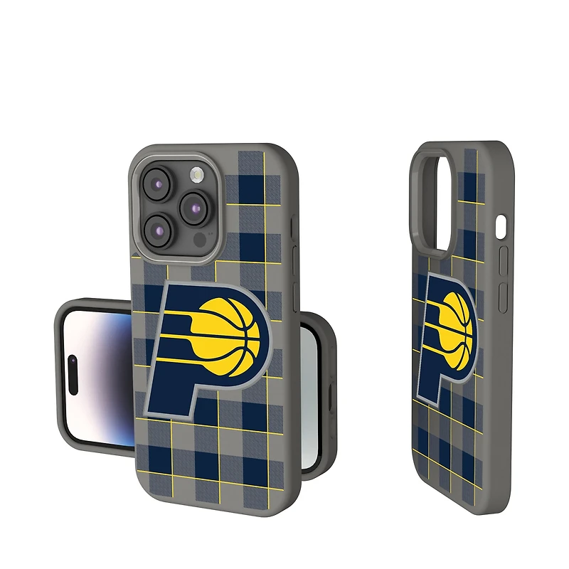 Keyscaper Indiana Pacers Plaid Soft Touch iPhone Case