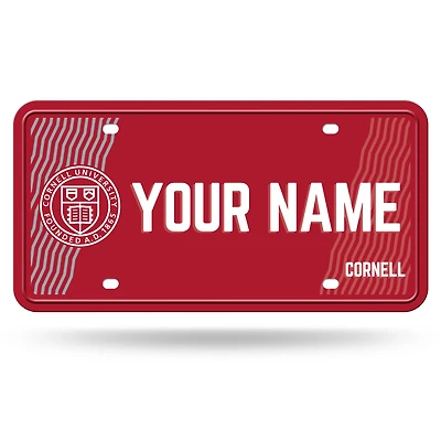 Cornell Big Red 6" x 12" Personalized License Plate