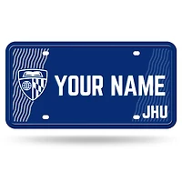 Johns Hopkins Blue Jays 6" x 12" Personalized License Plate