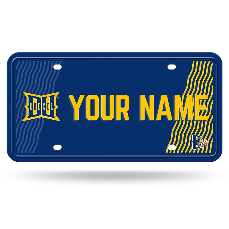 Drexel Dragons 6" x 12" Personalized License Plate