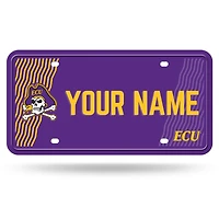 ECU Pirates 6" x 12" Personalized License Plate
