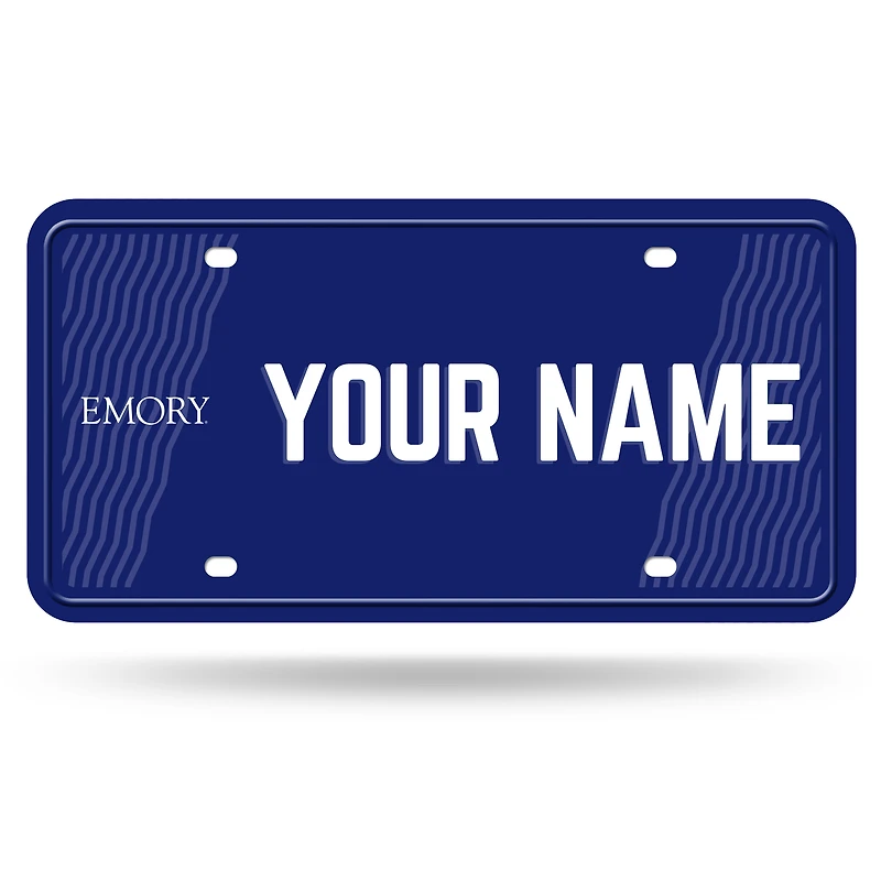 Emory Eagles 6" x 12" Personalized License Plate