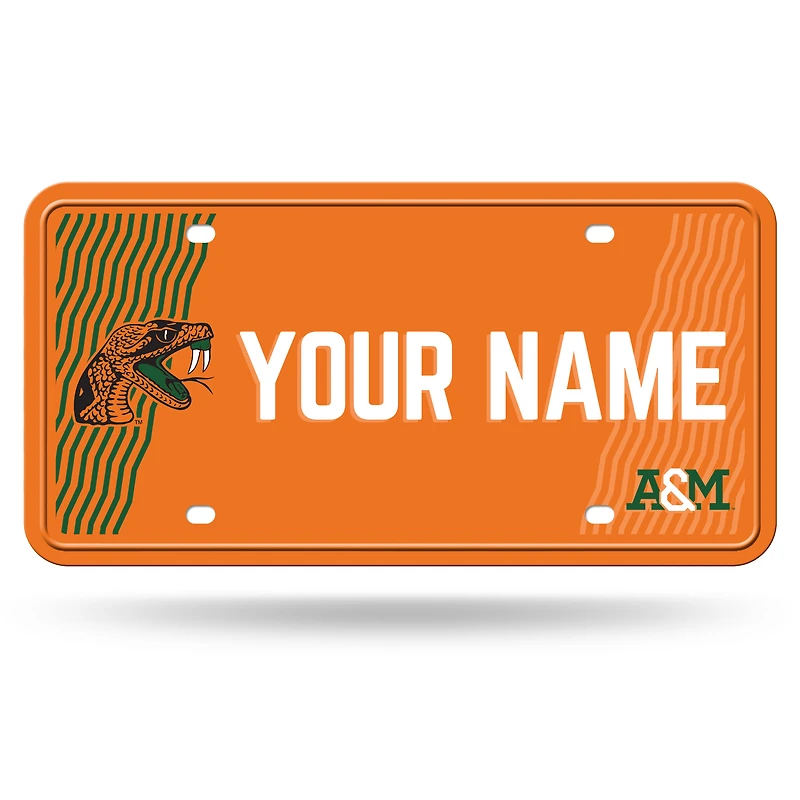 Florida A&M Rattlers 6" x 12" Personalized License Plate