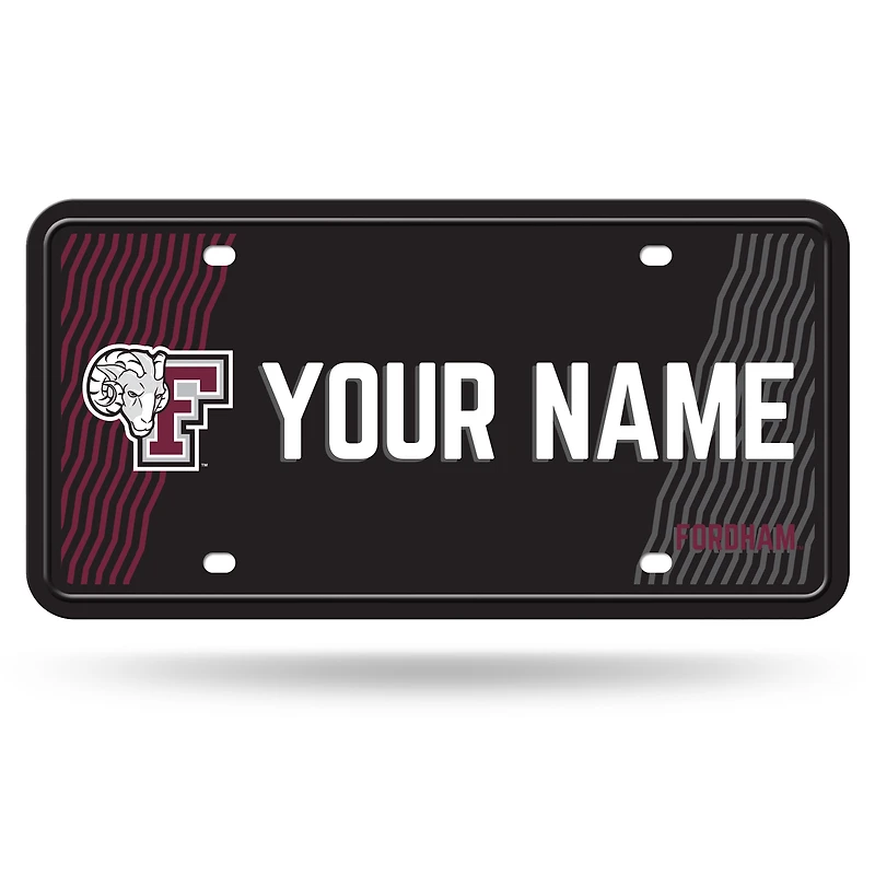 Fordham Rams 6" x 12" Personalized License Plate