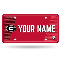 Georgia Bulldogs 6" x 12" Personalized License Plate