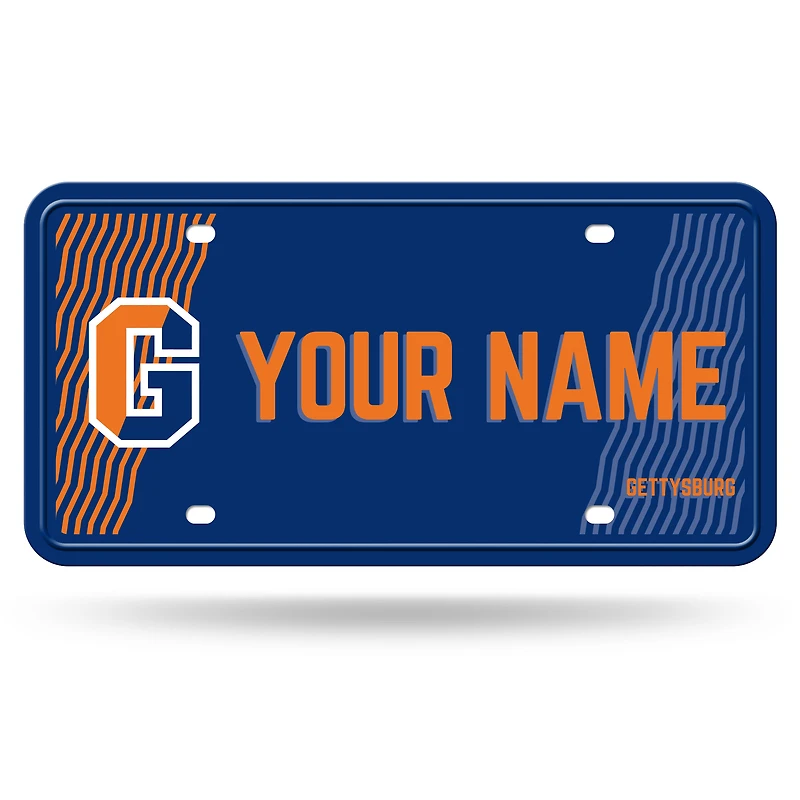 Gettysburg Bullets 6" x 12" Personalized License Plate