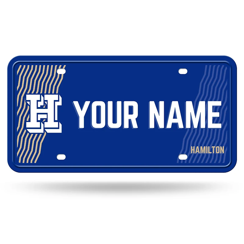 Hamilton Continentals 6" x 12" Personalized License Plate