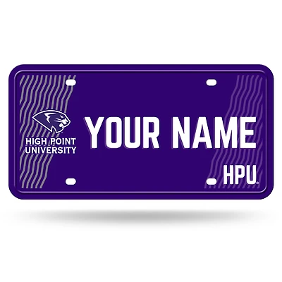 High Point Panthers 6" x 12" Personalized License Plate